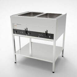 Kokeri 2 bassänger på benstativ - Elektrotermo