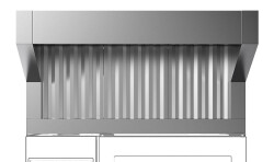 KONDENSATIONSKÅPA MED FLÄKT FÖR 20 GN 1/1 UGN - Zanussi