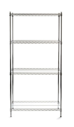Lagerhylla, 4 hyllor - heavy duty 455x910x1830 mm