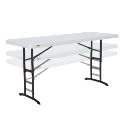 Lifetime hopfällbart justerbart bord 183x76 cm