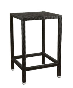 Mezza barbord litet svart 70x70x110 cm