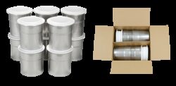 Pacojet rostfra bägare - 4-pack med lock