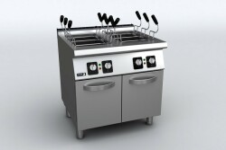 Pastakokare 2x40L, 6 korgar