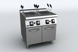 Pastakokare gas 2x26L, 4 korgar