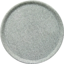 Pizza plate - 330 mm grey speckled Napoli