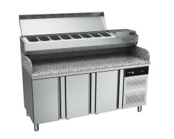 Pizzabänk inkl kylränna - 2000x800mm