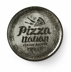 Pizzatallrik - 330 mm "Recipe Black"