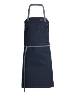 RAW Bröstlappsförkläde - Mörk marinblå - Kentaur