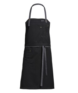 RAW Bröstlappsförkläde - Svart - Kentaur