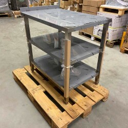Rostfri bänk 900x600 mm