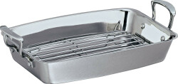 Scanpan Impact - Långpanna induktion med galler 42x26 cm