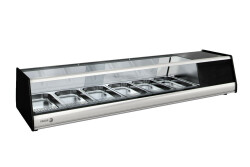 Showcase Square 6x GN 1/3 - 1380x415x270mm - Fagor