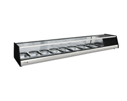 Showcase Square 8x GN 1/3 - 1732x415x270mm - Fagor