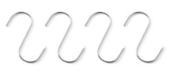 Slaktkrok 90x4 mm - set om 4 Hendi