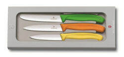 Victorinox - Skalknivsset, SwissClassic, 3 knivar med färgade handtag