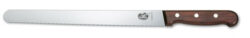 Victorinox - Skinkkniv, vågig, 30mm bred, rund spets, rosenträ