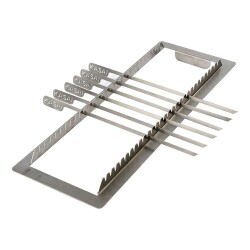 Yakatori spettstativ med 12 spett - Konro Long