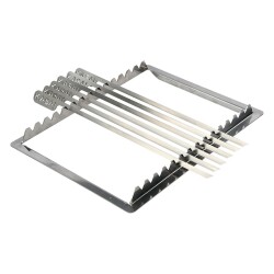 Yakatori spettstativ med 6 spett - Konro Medium