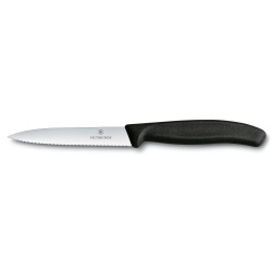 Victorinox - Skalkniv, 10 cm,vågig, spetsig