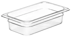 Plastkantin vit bakgrund Cambro 1/4