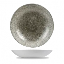 Churchill Raku Quartz Black Evolve Djup Tallrik 24,8cm