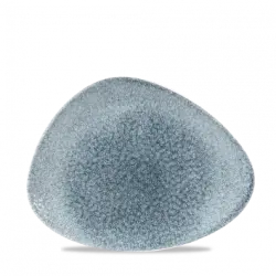 Churchill Raku Topaz Blue Triangle Chefs Tallrik 20,5x26,5cm