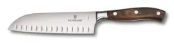 Victorinox - Smidd räfflad santokukniv med 17 cm blad