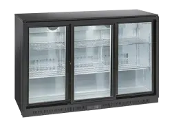 Backbar 320 liter med 3 skjutdörrar, Coolhead