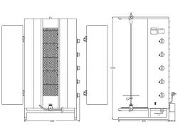 Kebabgrill Potis MU GD5 - Gas