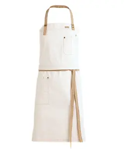 RAW Bröstlappsförkläde - Offwhite - Kentaur