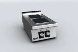 Bänkspis med 2 fyrkantiga plattor