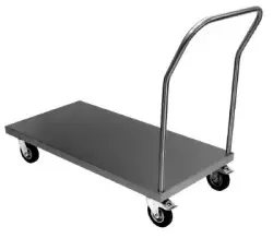 Transportvagn i rostfritt