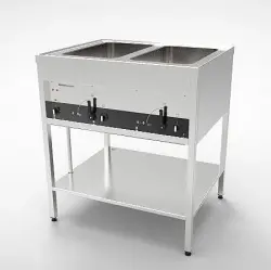 Kokeri 2 bassänger på benstativ - Elektrotermo