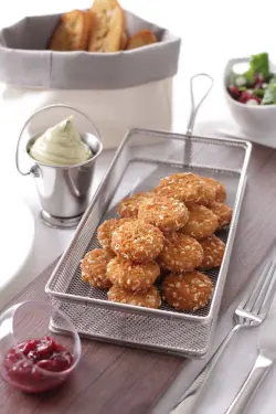 Plateau melamine GN 1/2 10 MM - anti-slip feet wood look