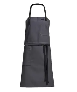 RAW Bröstlappsförkläde - Mörkgrå - Kentaur