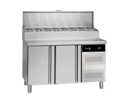 Kallskänksbänk 2 dörrar - 1350x708x850mm - Fagor