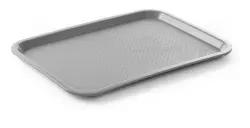 Bricka, grå, i plast från Hendi