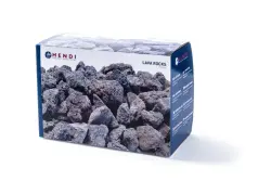 Lava rocks fine box 3 kg