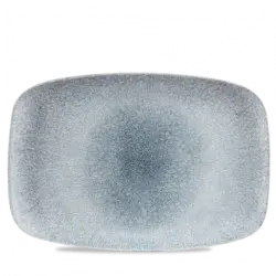 Churchill Raku Topaz Blue Oblong Platter 23,4x34,4cm