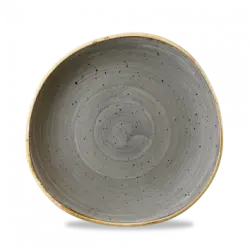 Churchill Stonecast Grey Round Trace Tallrik 21cm