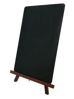 Chalk board 220x360 mm - with wooden easel