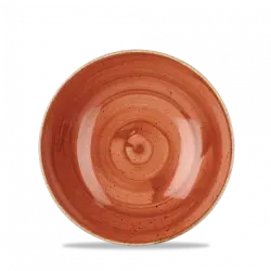 Churchill Stonecast Orange Djup Tallrik 18,2cm