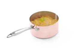 Kastrull - 1,5 l 160x80 mm, rostfri med koppar