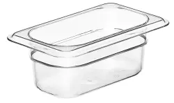 Kantin GN 1/9 Polykarbonat Transparent Cambro Camwear