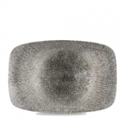 Churchill Raku Quartz Black Oblong Platter 23,4x34,4cm
