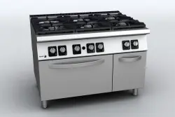 Gasspis 6 brännare och ugn