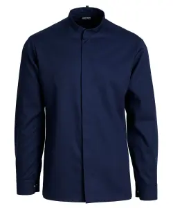 Kockrock Tencel lång ärm - Marinblå - Kentaur