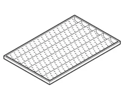 Baguetteplåt / Bakeoffplåt 600x400 5 rännor