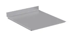 Hyllsegment 420mm - rostfri slät hylla