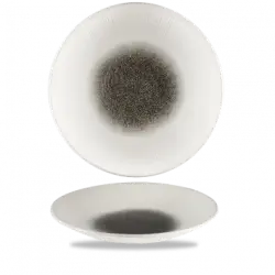 Churchill Raku Quartz Black Bamboo Deep Tallrik 27cm